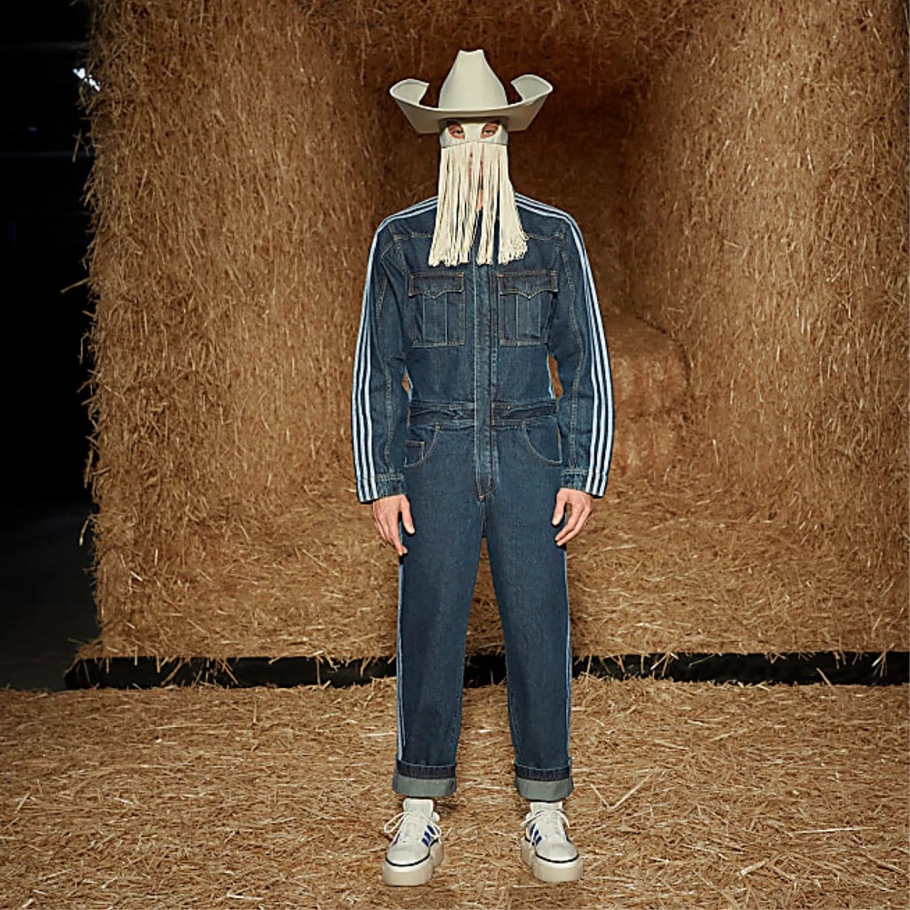 Ivy Park x Adidas Denim Boiler Suit (S)
